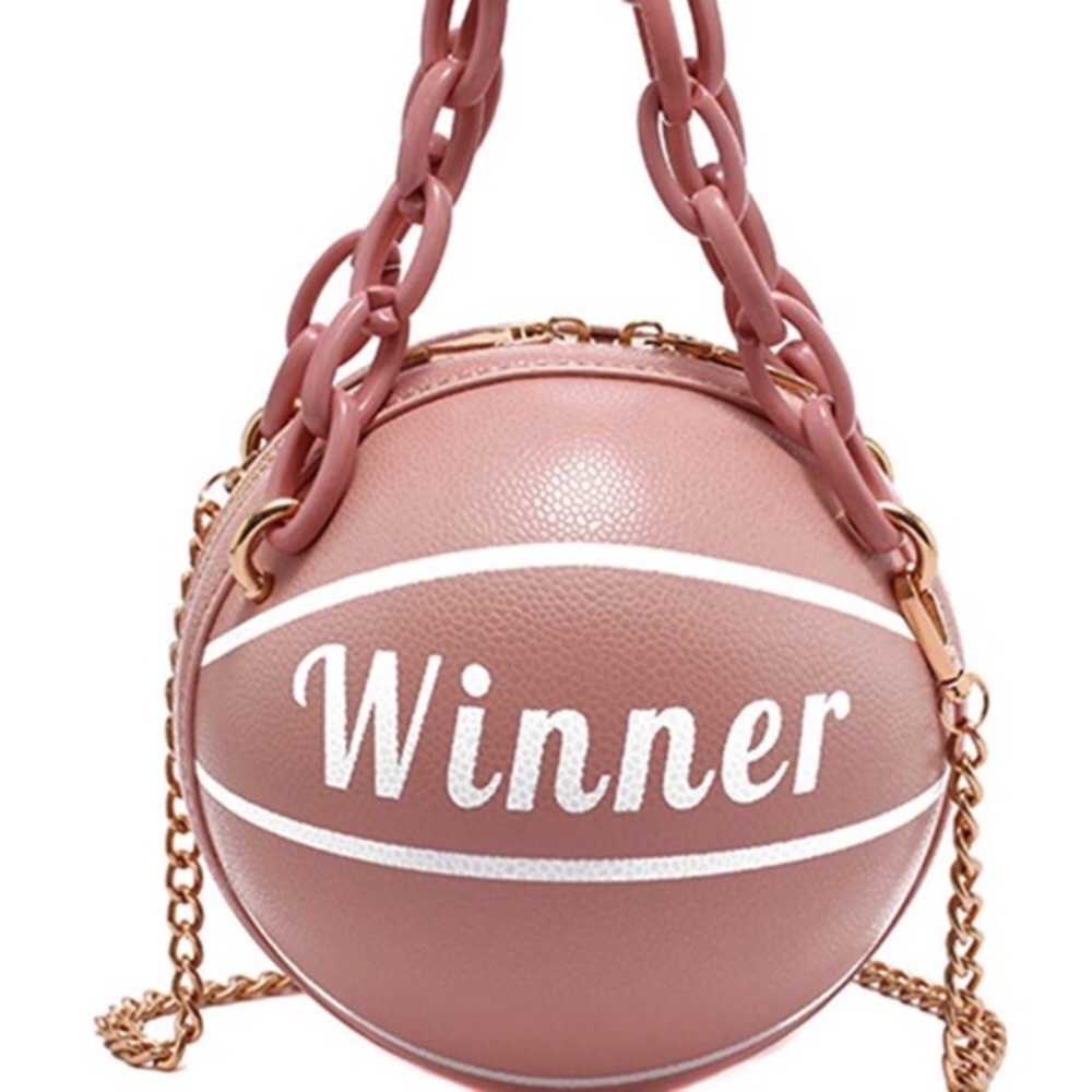 ATL HOUSE WIVES CHIC’ Basketball Shaped Chain Bag